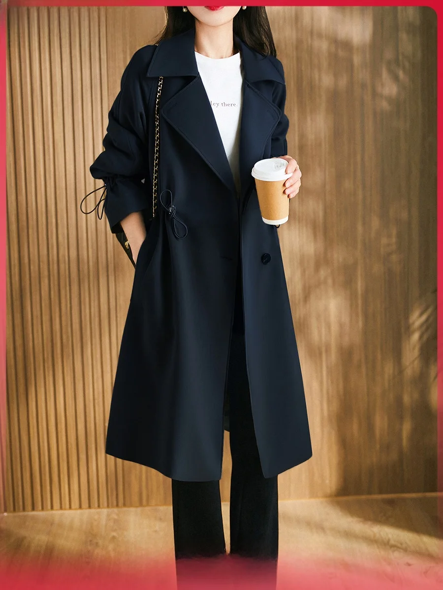 Penny Set to Take Care из эластичной драпированной ткани костюм с воротником плащ женская