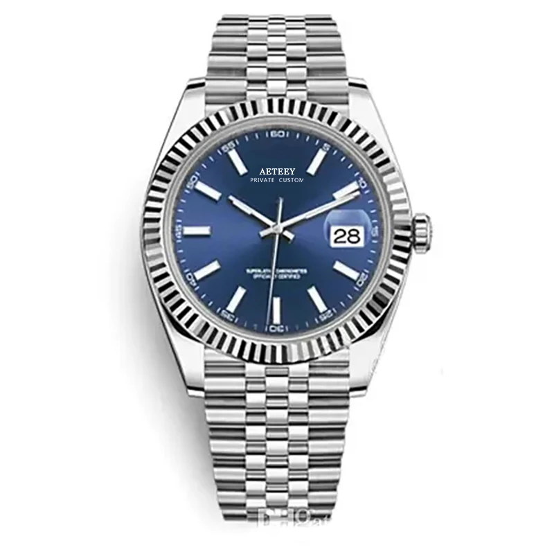 

Men Watches 41mm Waterproof Automatic Mechanical Movement Sapphire Glass Stainless Steel Man Wristwatches