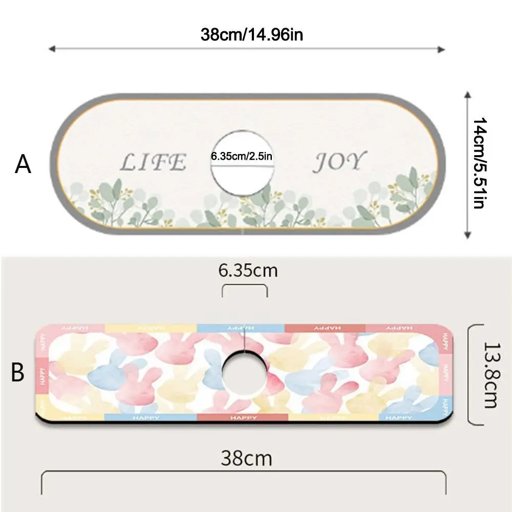 Диатомовый смеситель для раковины быстросохнущий противоскользящий в стиле