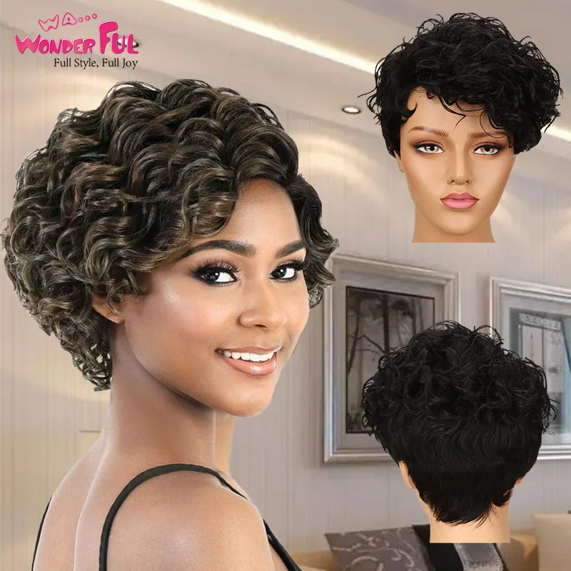 Ed Short Human Hair Wigs
