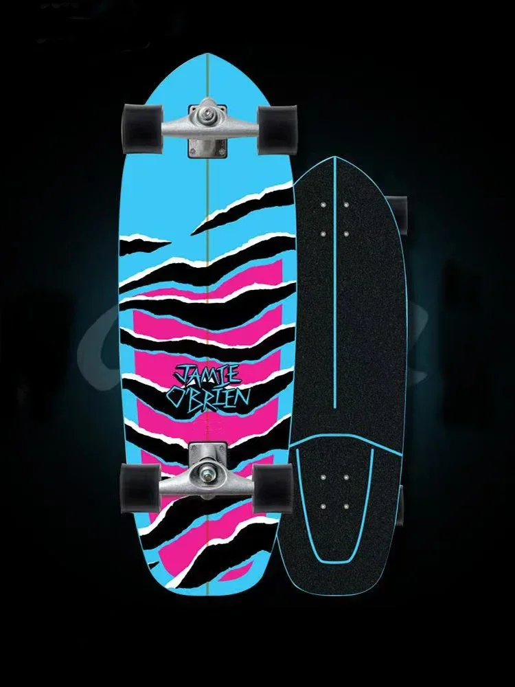 Фото Скейтборд Surf Land CX4 CX7 Maple Single Kick Carving Cruiser Скейтборд Longboard Pumping Cool Side Sport Street Outdo №4