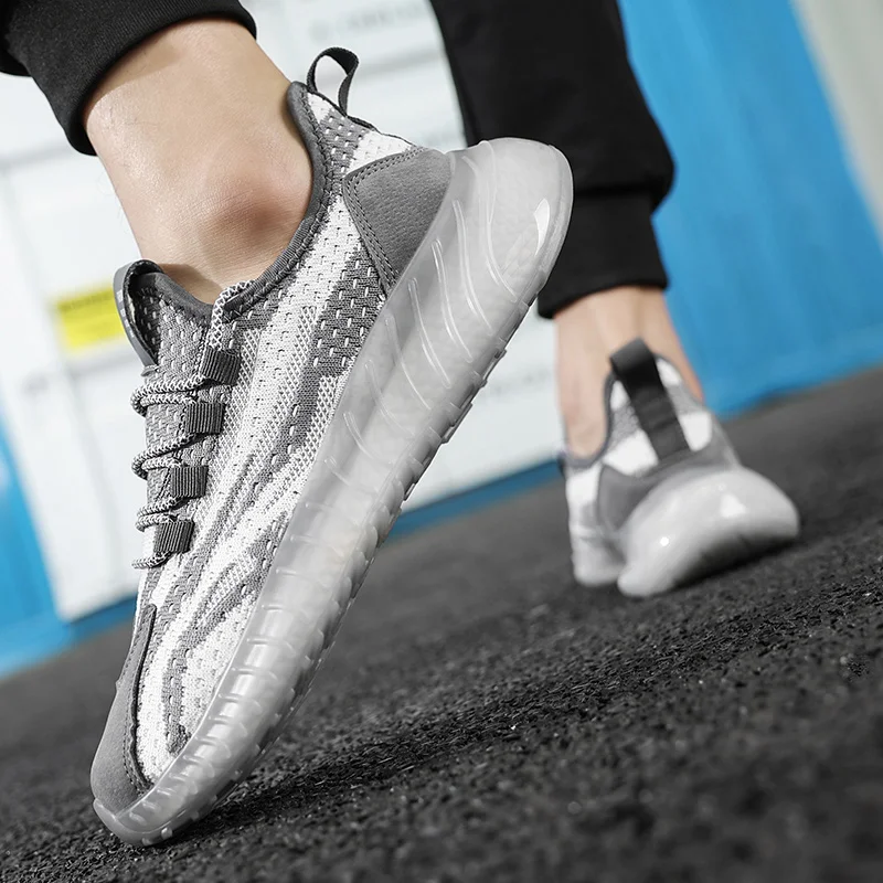 Men Running Shoes 2023 Comfortable Sport Shoes Men Trend Lightweight Walking Shoes Men Sneakers Breathable