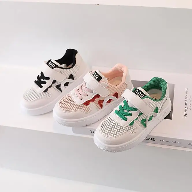 

Children Shoes Sport Breathable Boys Sneakers Brand Kids Sandals for Girls Trainers PEclass Casual Child Flat Tennis Shoes
