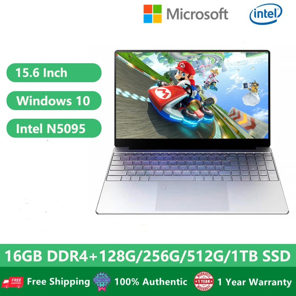 Cheap Office Laptop Windows 10 Education Gaming Notebook Drawing Computer 15.6