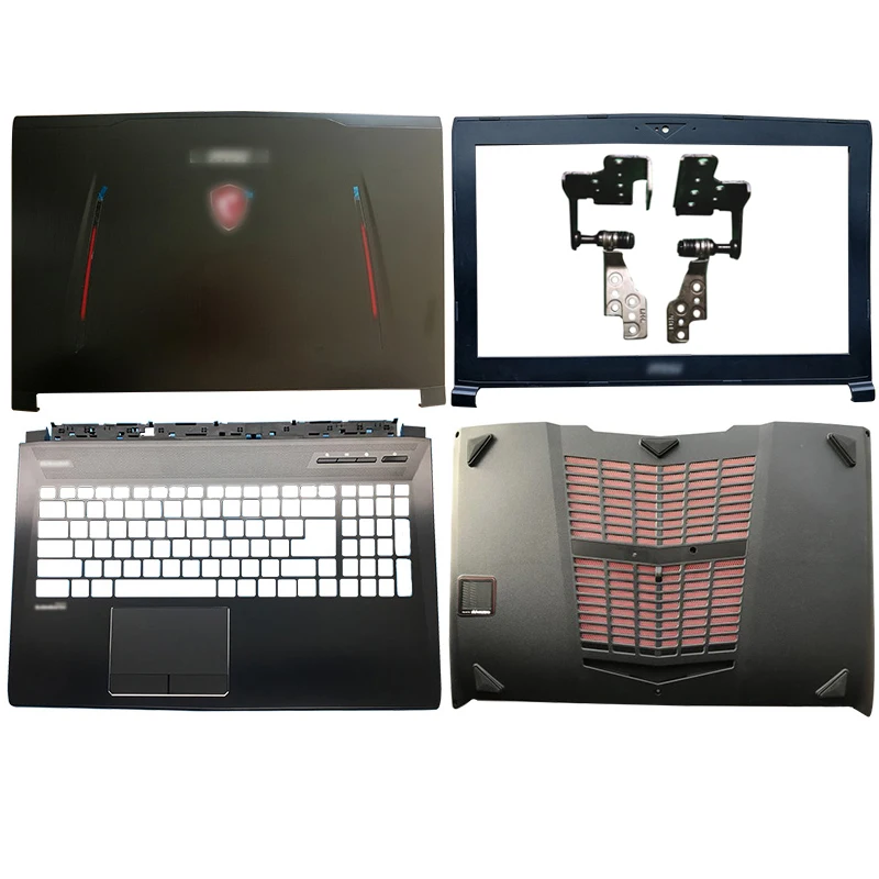 

New For MSI GT62 GT62VR MS-16L1 MS-16L2 MS-16L3 Laptop LCD Back Cover/Front Bezel/Hinges/Palmrest/Bottom Case 3076L2A231Y311