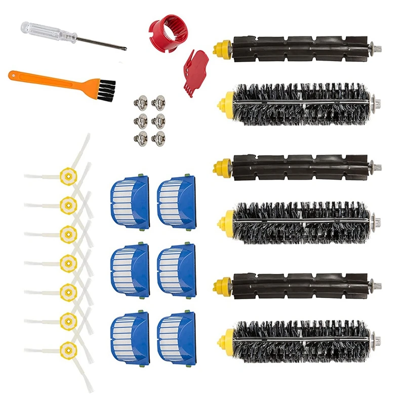 

For Irobot Roomba 630/650/760/770/780 Vacuum Cleaner Spare Parts Accessories Main Brush Side Brush Hepa Filter