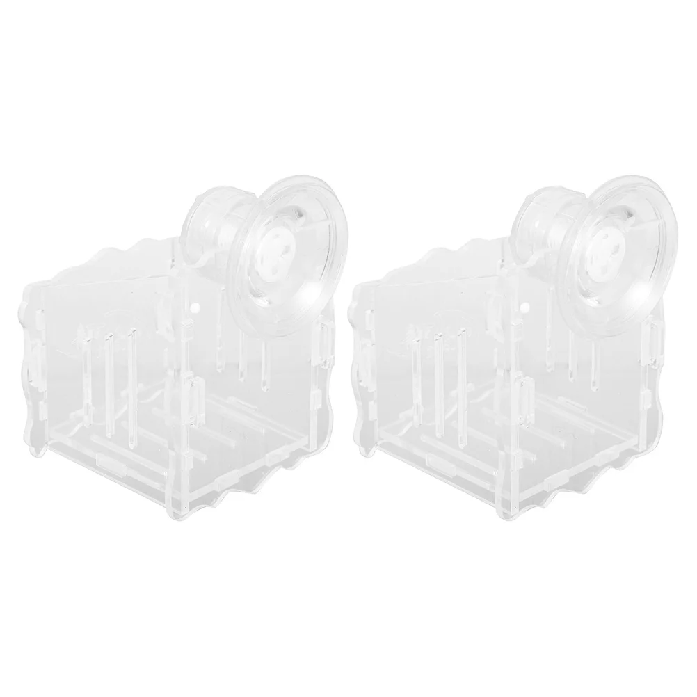 

Aquarium Holder Aquatic Cup Cups Moss Acrylic Tank Fishsuction Planter Box Live Pot Planting Water Containers Waterweed Media