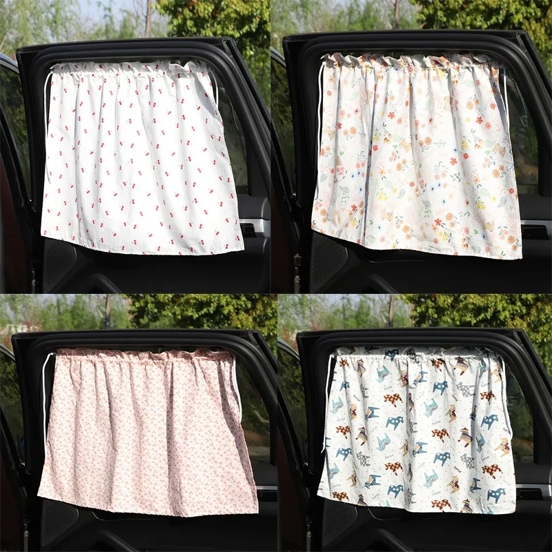 

Занавеска на присоске для автомобиля, солнцезащитный козырек на окно, мультяшный универсальный солнцезащитный козырек на боковое окно, защ...