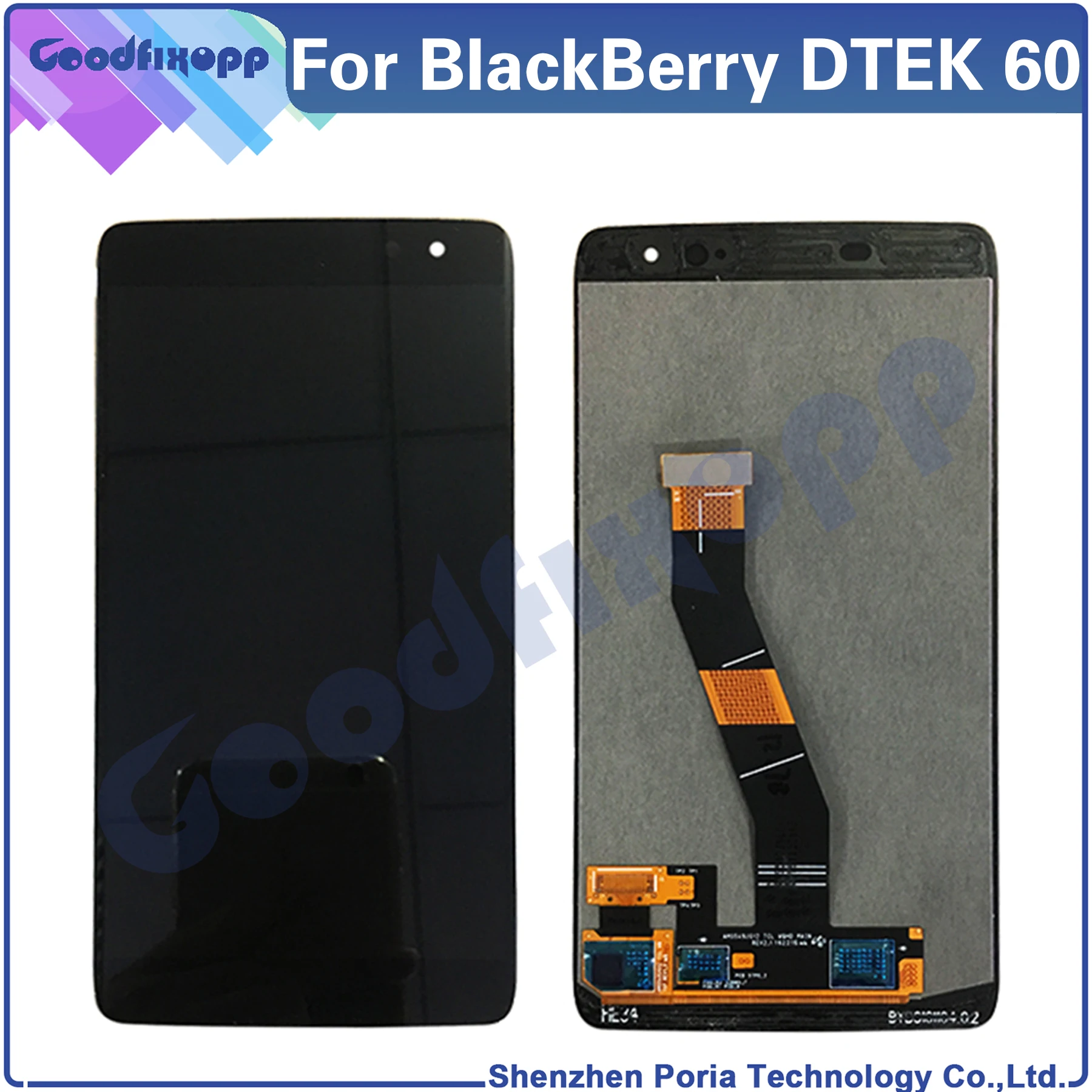 Для BlackBerry DTEK60 BBA100-1 BBA100-2 LCD дисплей сенсорный экран дигитайзер в сборе запасные части