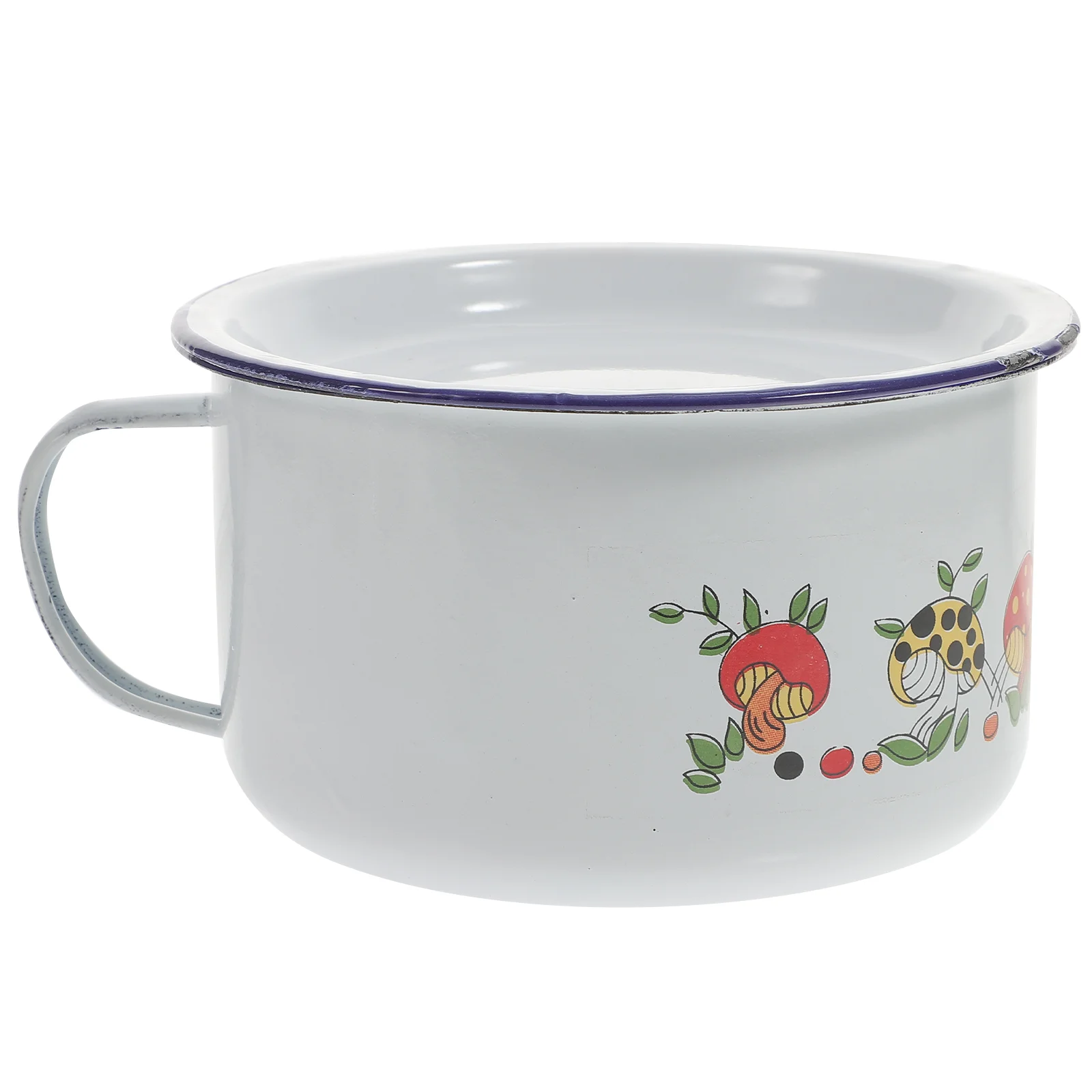 

1 Set of Bowl Enameled Bowl Enamel Bowl Kitchen Bowl Noddle Bowl Vintage Bowl for Home Kitchen Lard