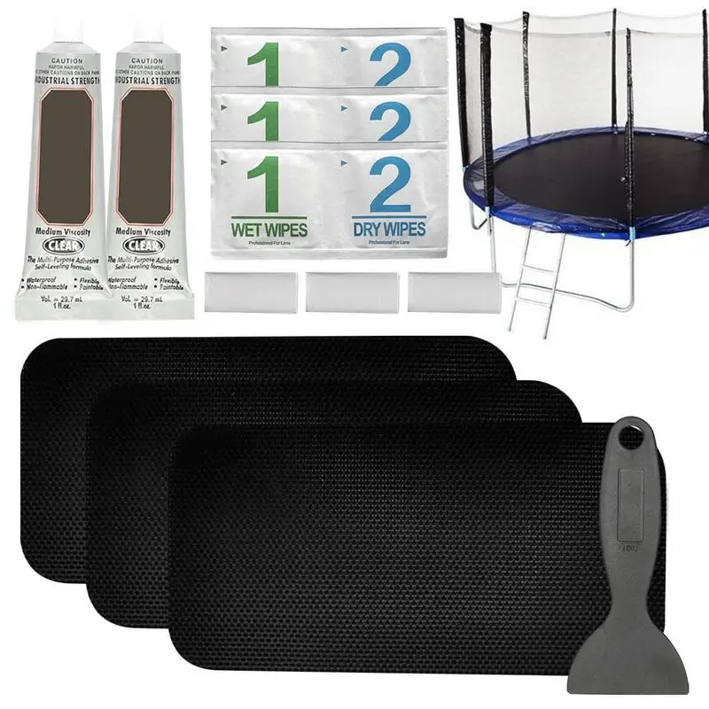 

Trampoline Patch Kit Trampoline Net Repair Kit Portable Rectangular Trampoline Mat Accessories For Trampolines Fixing Trampoline