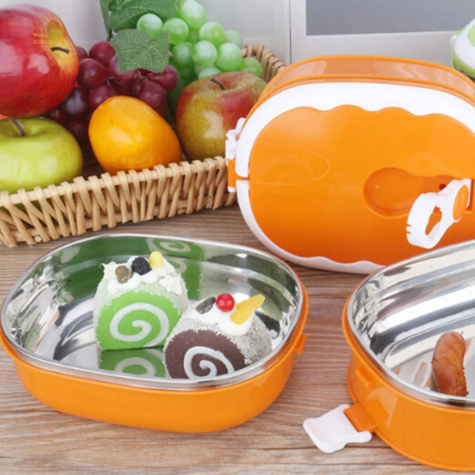 

Lunch Box for Student Travel Work Stainless Steel Hot Food Storage Container Leakproof Insulation Lunch Box Container