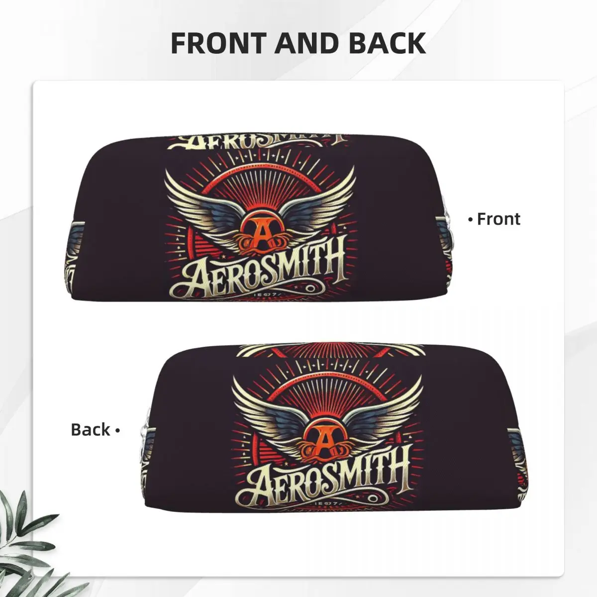 Фото Пеналы для школьников с изображением группы Aerosmith, школьные пеналы-коробки, сумки для карандашей, пеналы-косметички, держатели для ручек №2