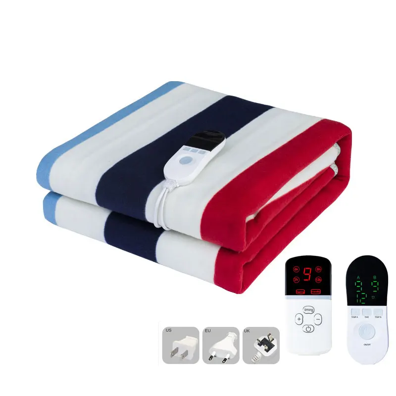 

Electric Blanket for Beds Double 220V/110V Heater Intelligent Power-off Timer Heated Sheet Thermostat Winter Body Warmer