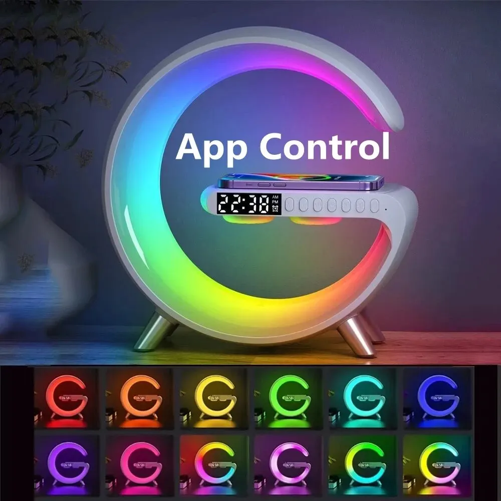 Speaker App Rgb Light Fast Charging Station For Iphone X 11 