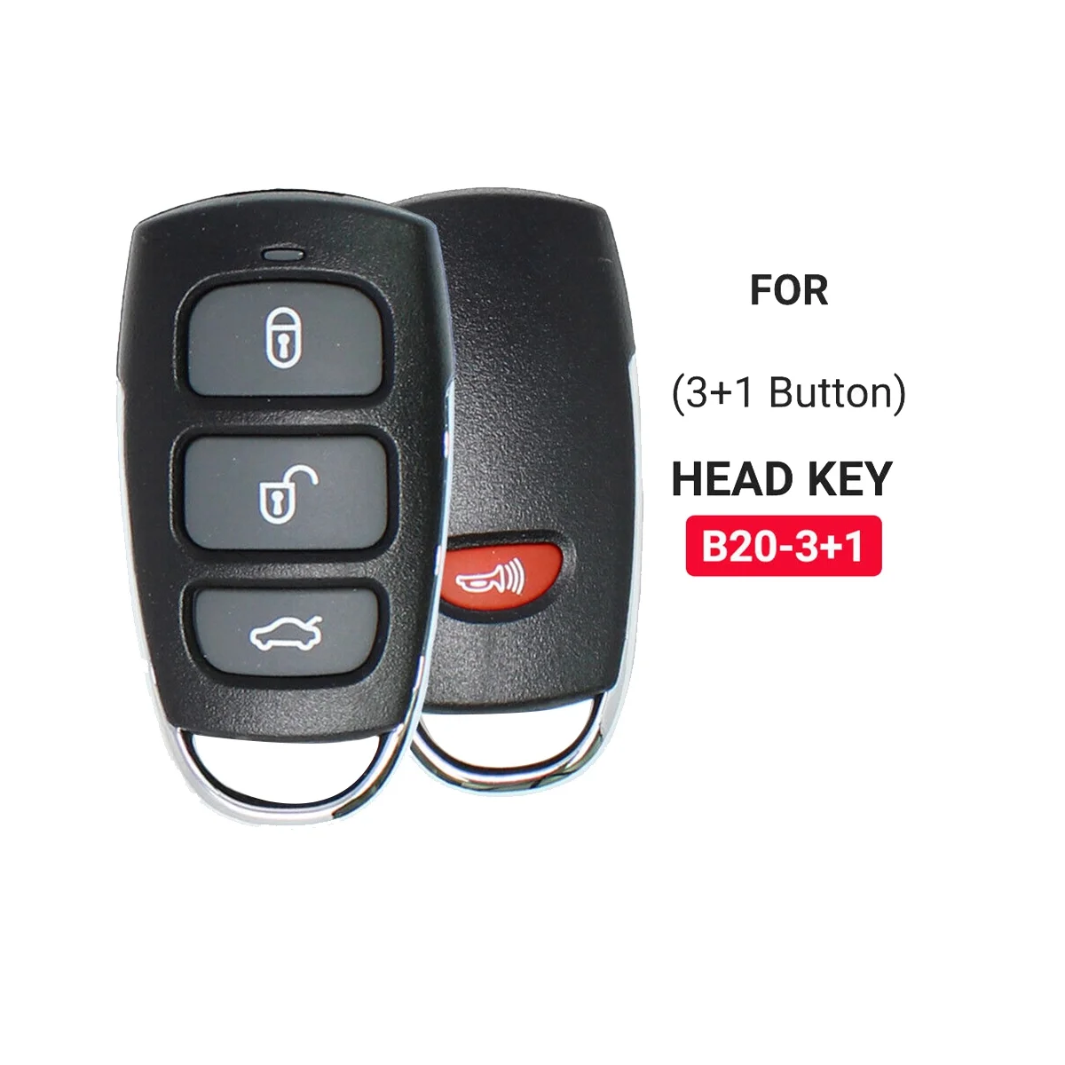 

5Pcs KEYDIY B20 3+1 Universal 4 Button B-Series KD Remote Control Car Key for KD900 KD900+ URG200 KD-X2 for Hyundai Kia