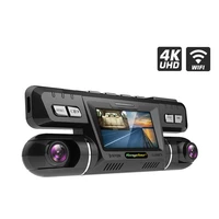 4k wifi dual lens full hd 1080p 1080p car dvr video recorder auto parking monitor night vision dual camera 170 degree dash cam