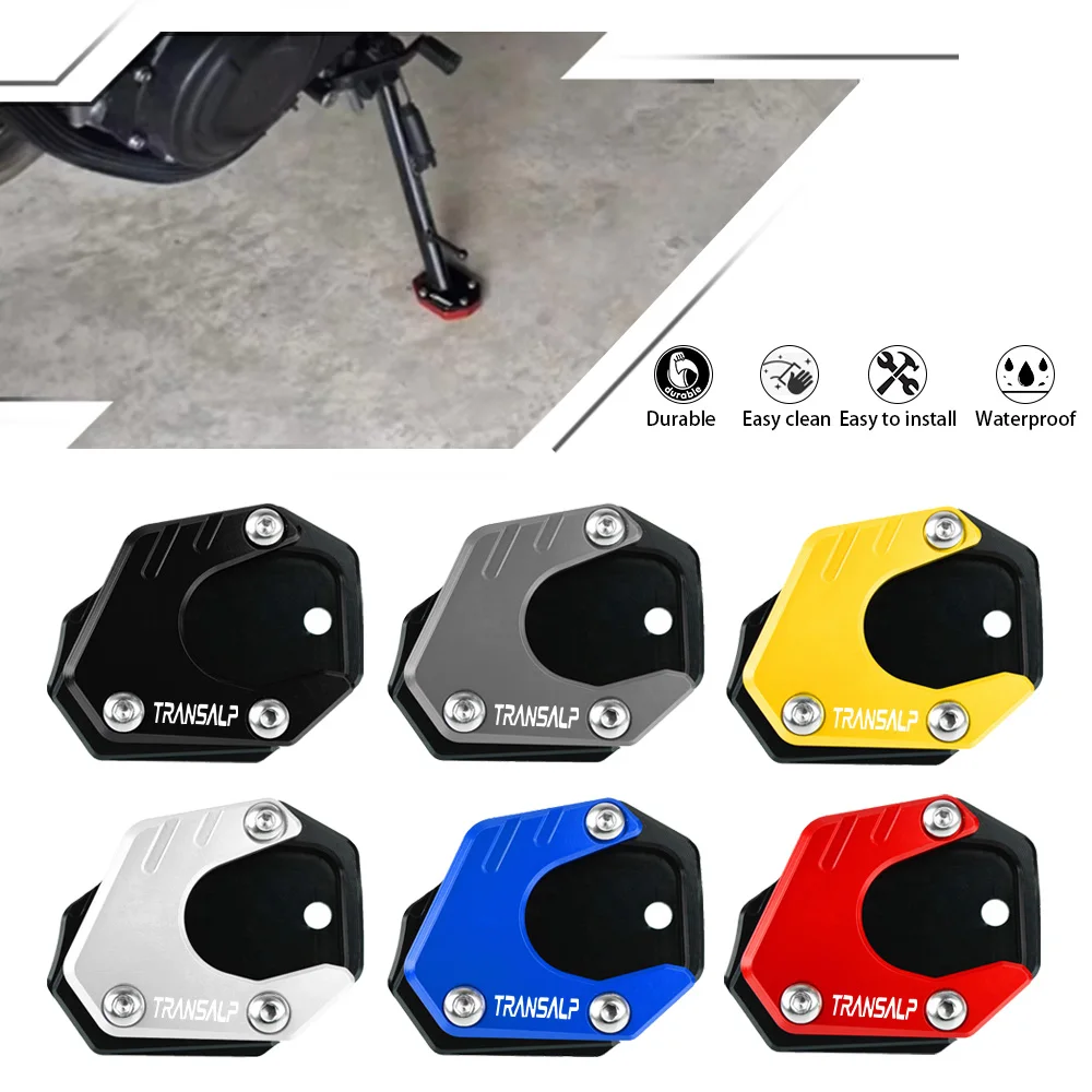 Фото Для Honda XL650V Transalp 2000-2007 2006 2005 2004 2003 пластинчатая подставка поддерживающая подставка XL 650 V боковая подставка удлинитель для ног №1