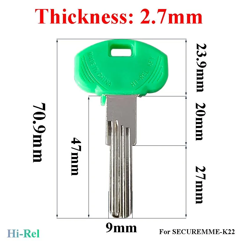

5/10/50/100 шт. пустые ключи из меди и пластика для дверного замка