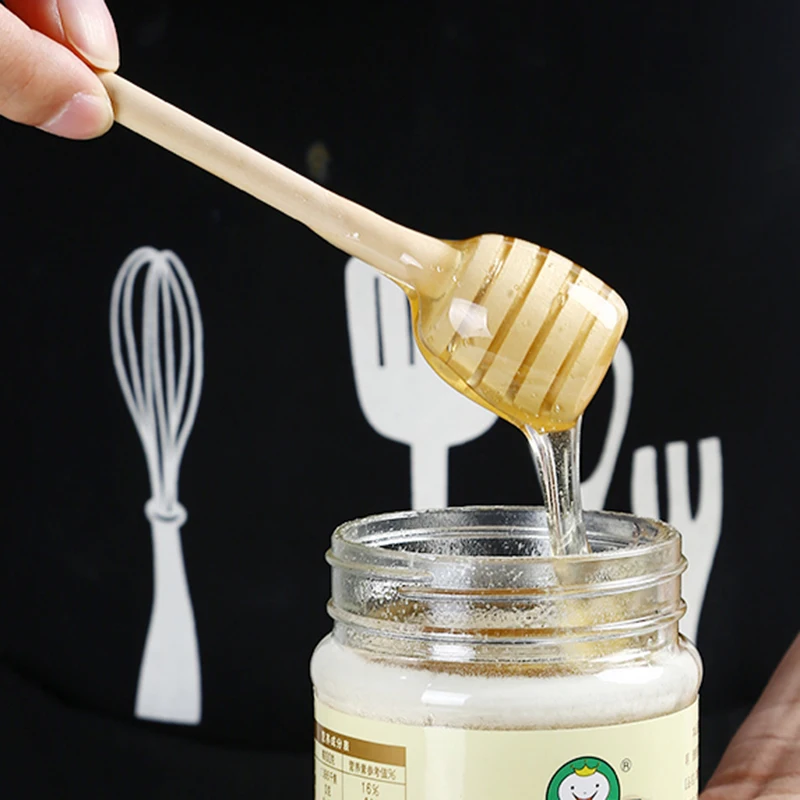 Медовая палочка для меда, кухонный смеситель для меда, инструменты для изготовления десертов, инструменты для пчеловода, мешалка для меда из цельного дерева, длина 180 мм, 163 мм