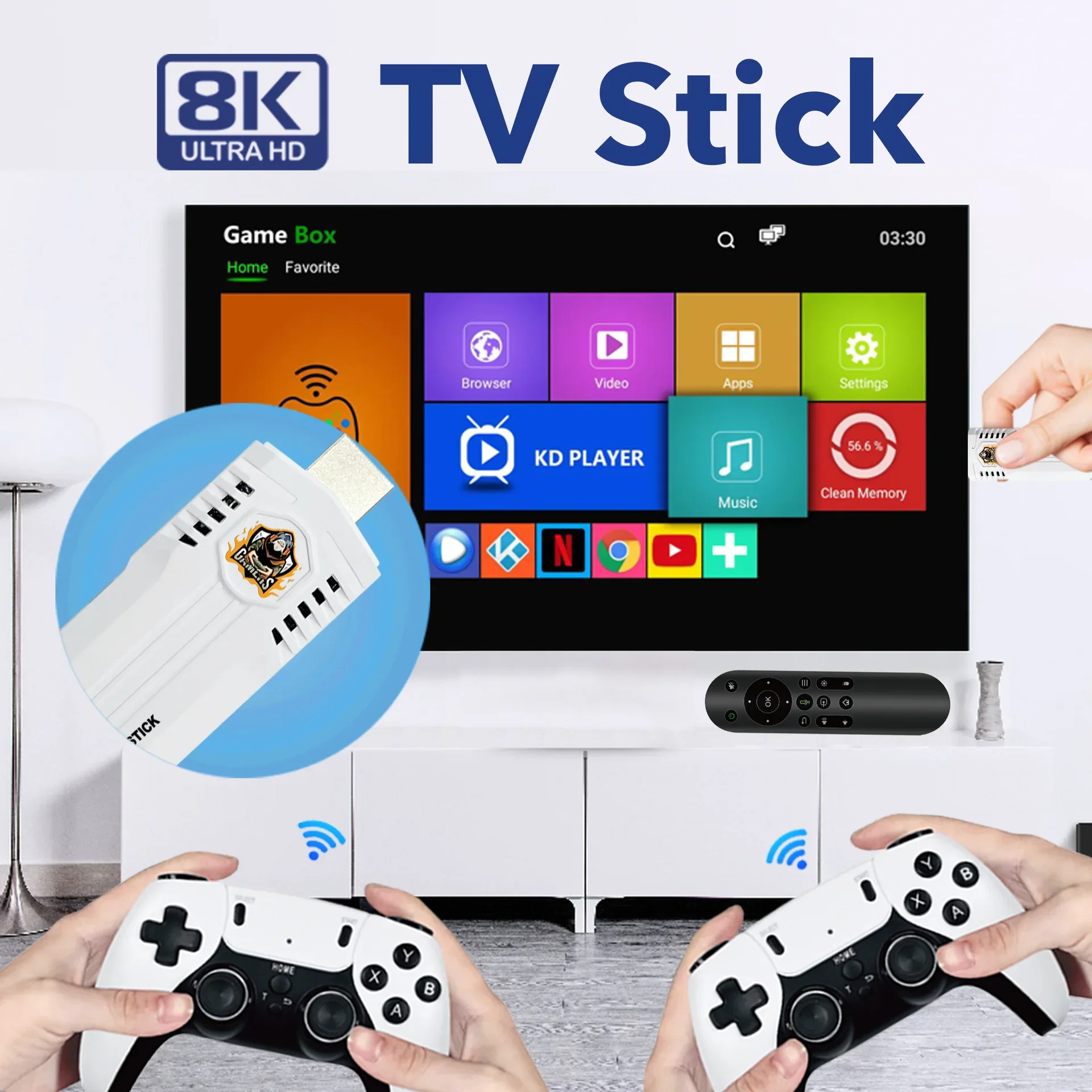 Мини K8 Pro Ретро 8K HD ТВ Видео Классическая Игровая приставка двойная система wifi