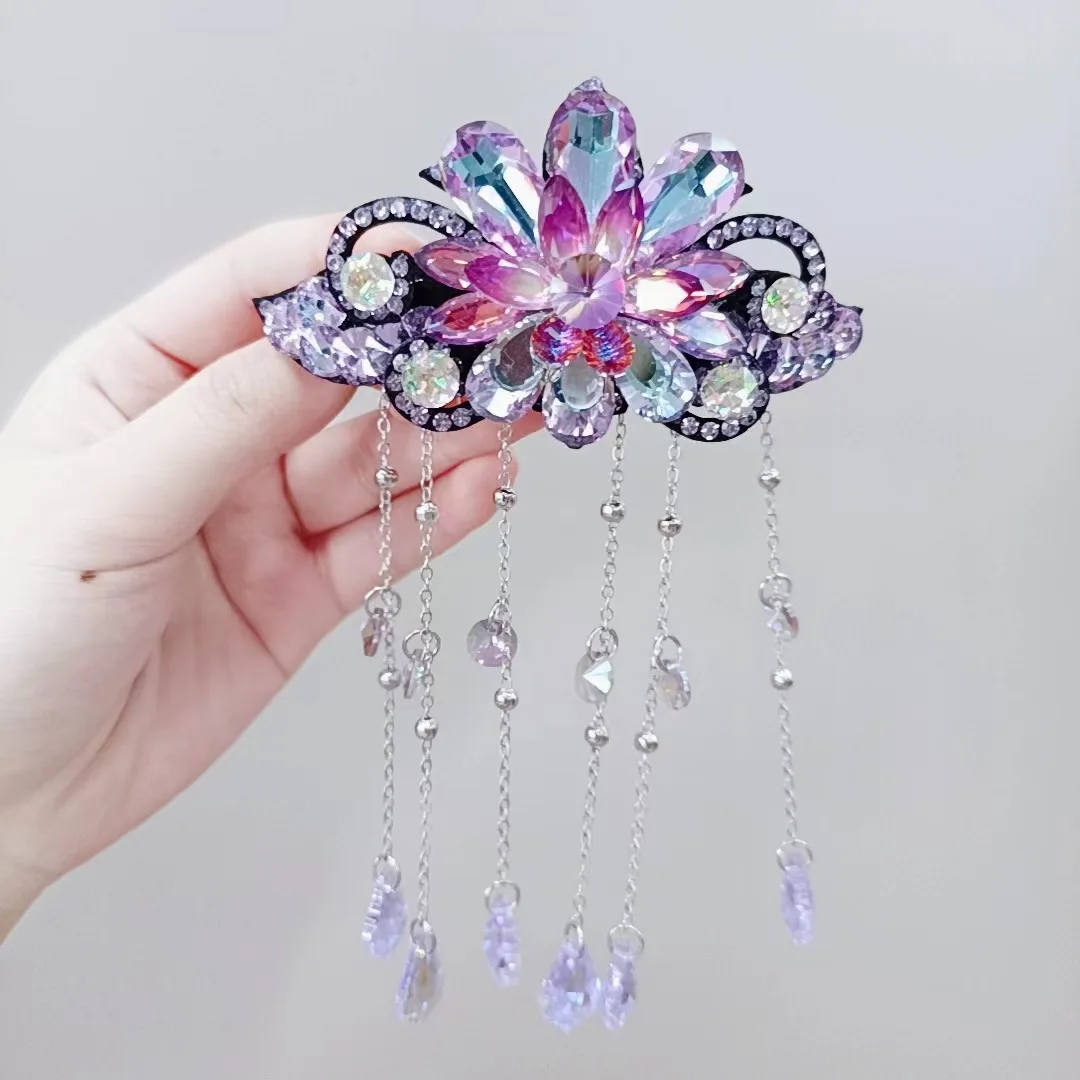 

Antique hairpin headdress tassel super fairy crystal butterfly hanfu hairpin deserve to act the role of step ms original design