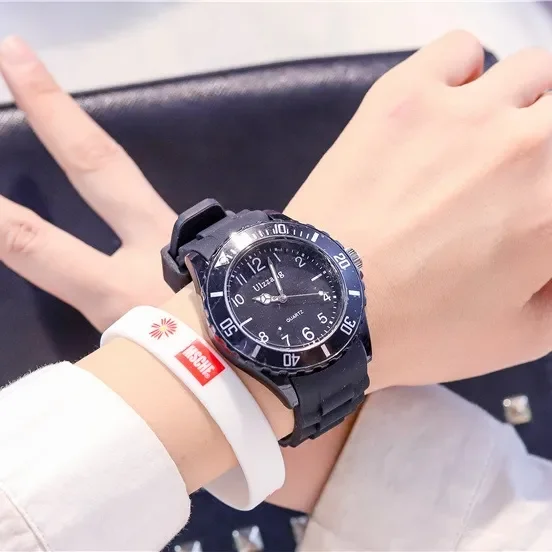 Silicone Women Watches Simple Sport Ladies Quartz Wristwatches Ulzzang Brand Fresh Children Clock Gifts Relogio Feminino