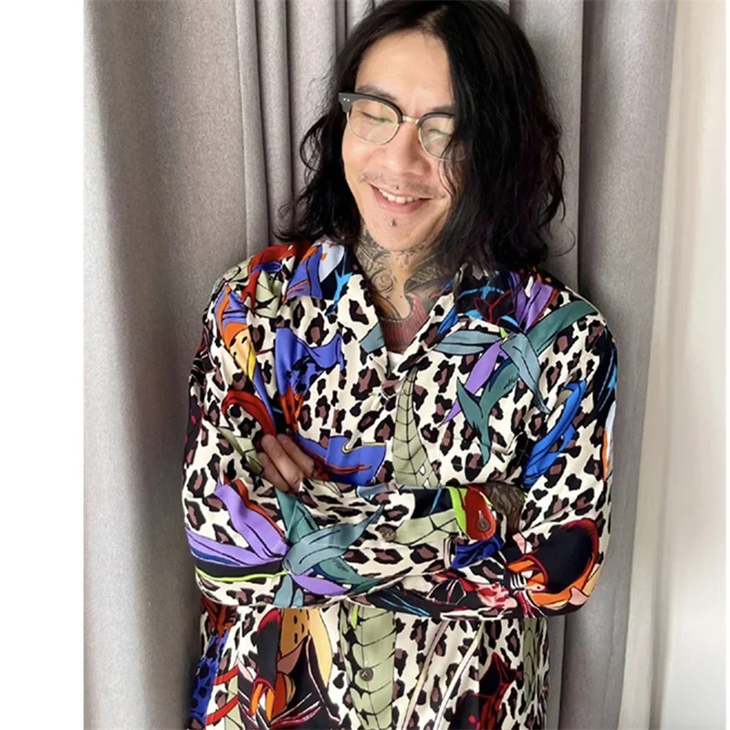 WACKO MARIA Shirt Oversize Casual Full Print Floral Men Women 1:1 Wacko Maria Hawaiian Shirt