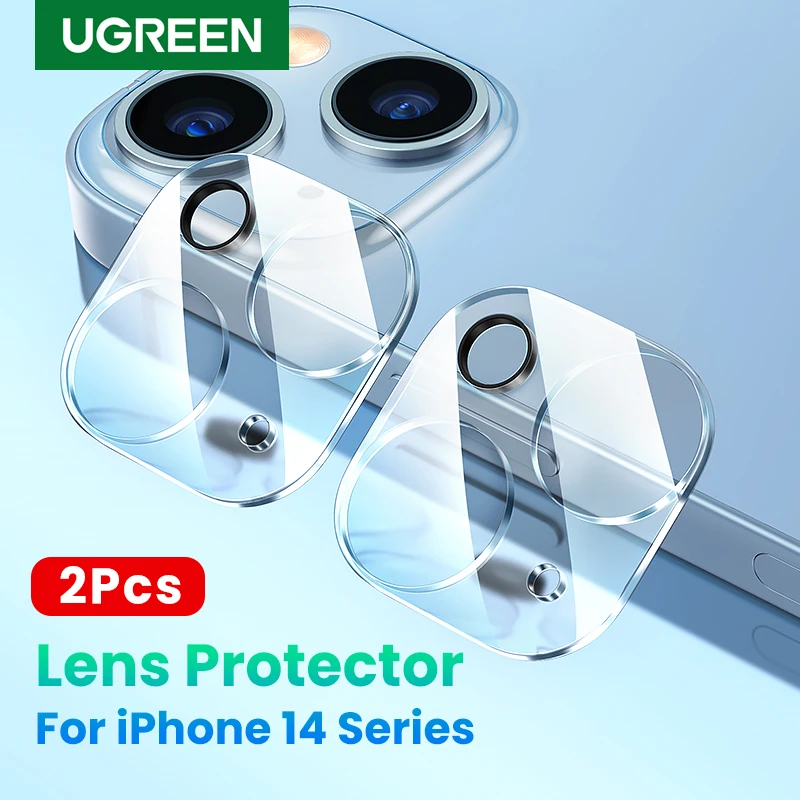 UGREEN 2 шт. защитная пленка для объектива камеры для iPhone 14 Pro Max 2022 полная пленка для объектива для iPhone 14 Plus прозрачный чехол защитное стекло