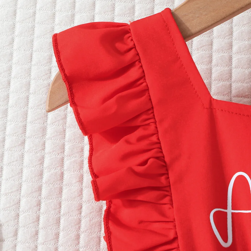 Детское летнее платье без рукавов на возраст 6-36 месяцев