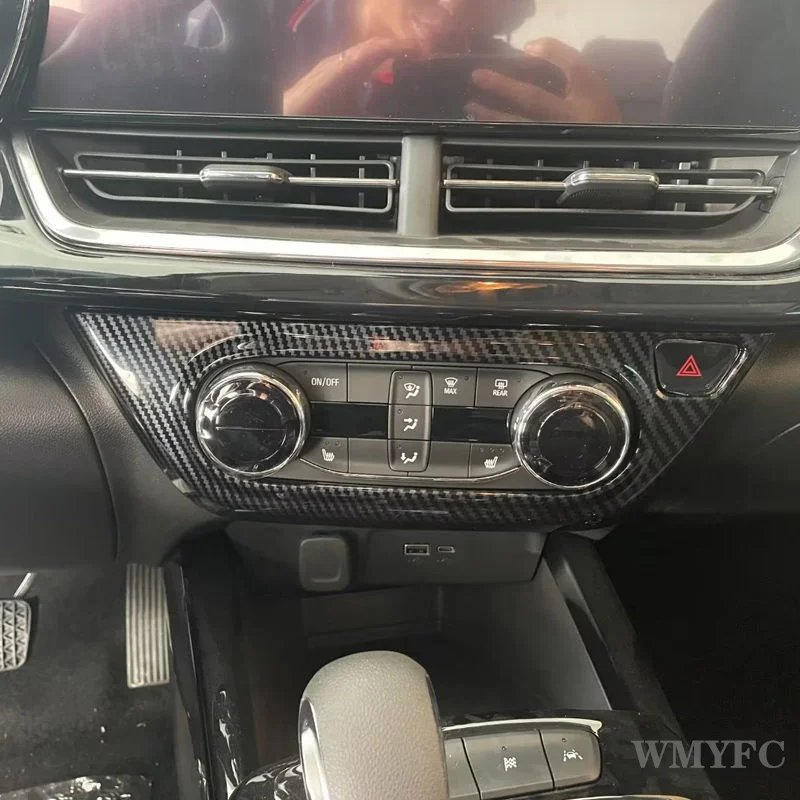 ABS пластик с углеродным волокном Patte углеродное волокно кнопки кондиционера