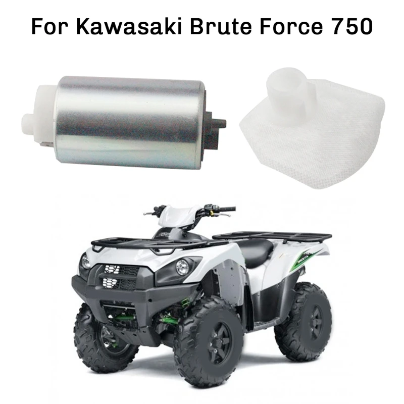 Топливный насос для мотоцикла с фильтром Kawasaki Brute Force 750 4X4I KVF750 ATV Vulcan 900 2008-2018