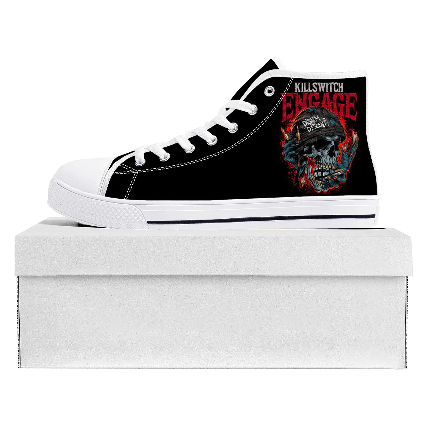 

Killswitch Engage High Top Sneakers Mens Womens Teenager Canvas High Quality Sneaker Casual Custom Made Shoes Customize DIY Shoe