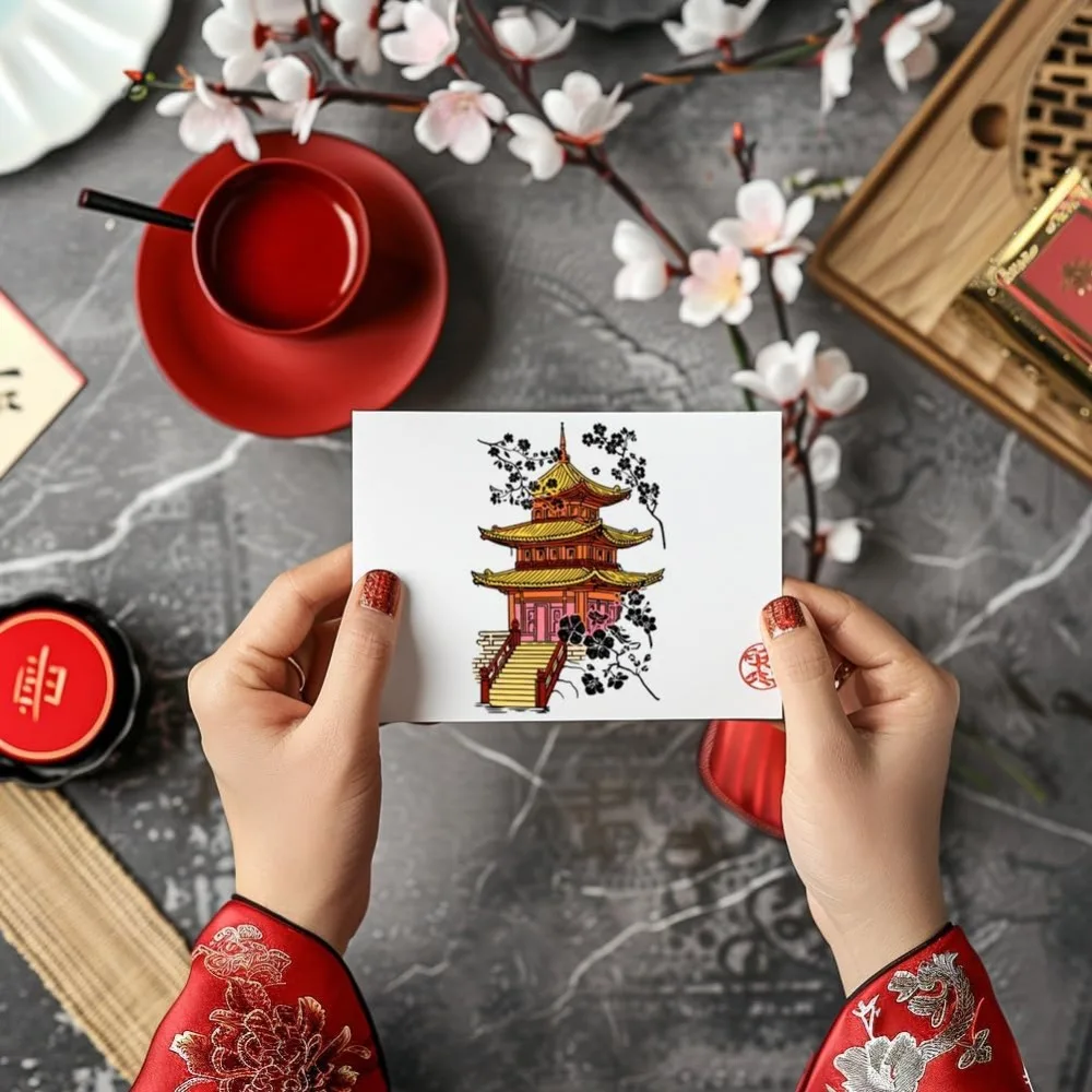 Прозрачные штампы восточной тематики