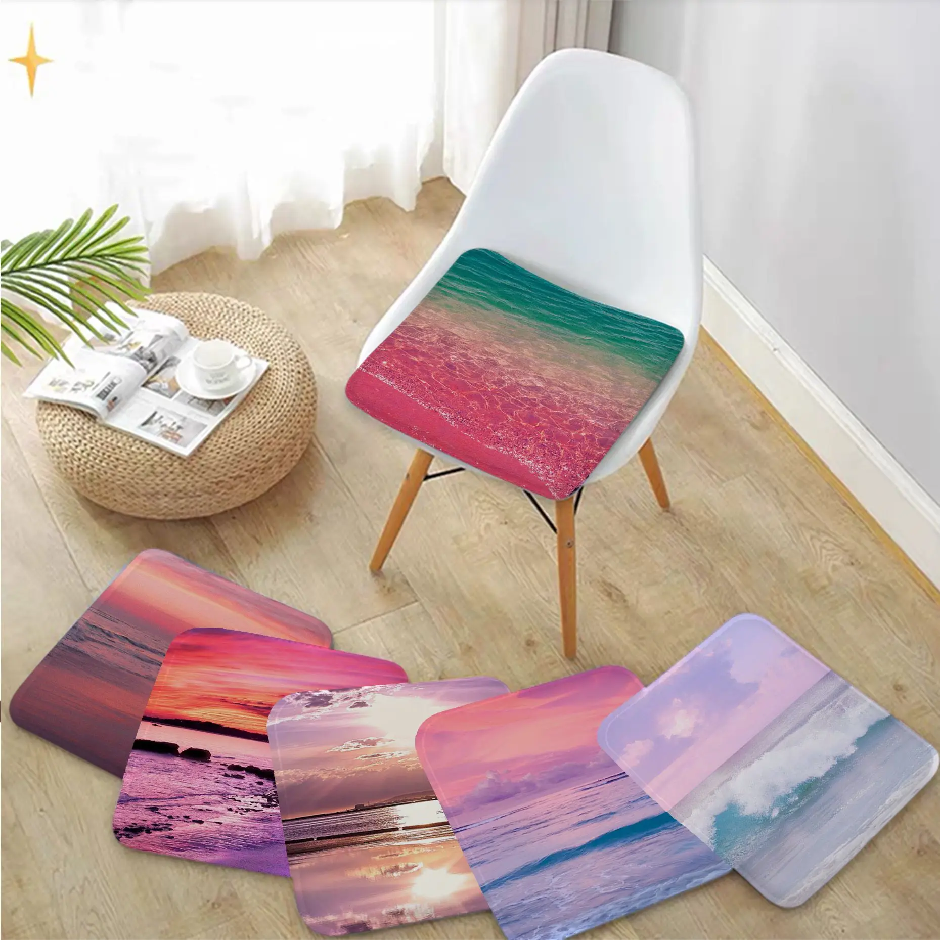 Seat Cushion Pads Sofa Seat 40x40cm Sofa Cushion