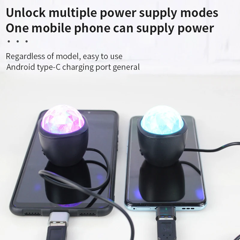 RGB диско светильник Bluetooth динамик Chramatic Хрустальный волшебный шар вечерние USB