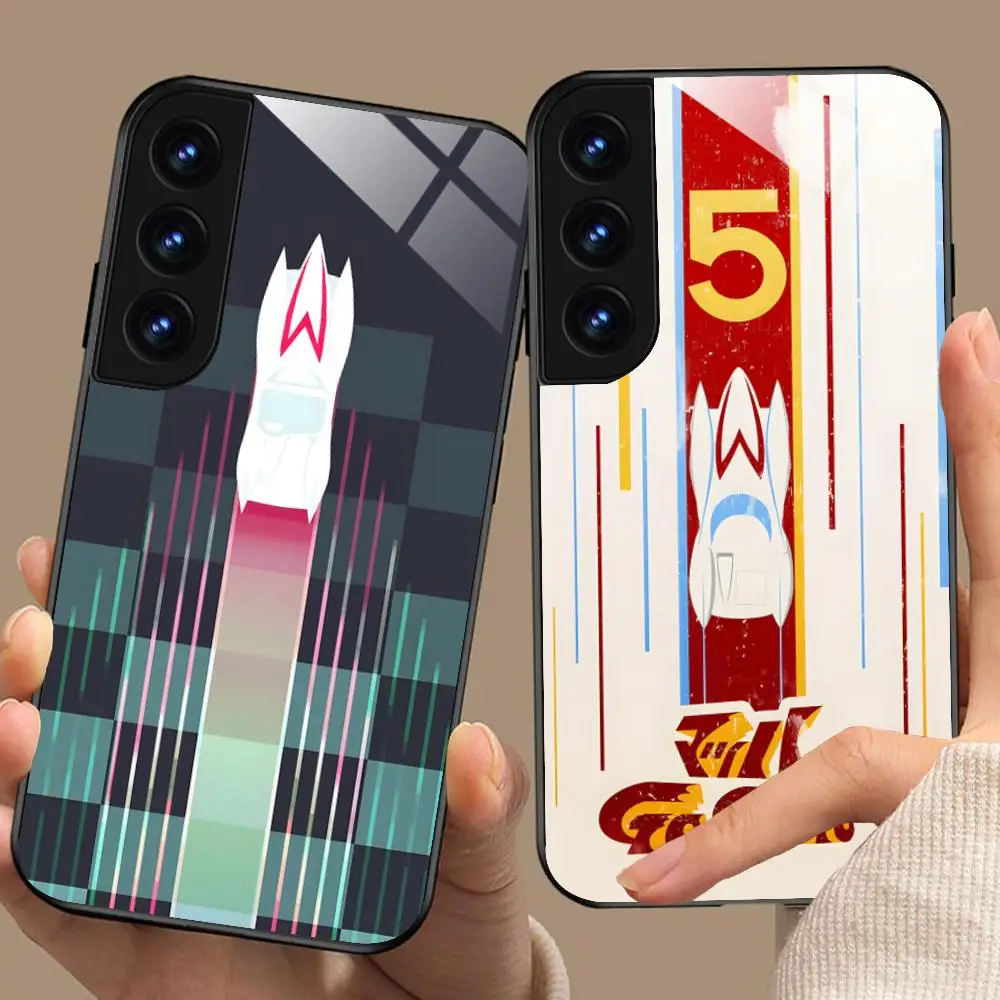 Фото Чехол для телефона Speed Racer для Samsung Galaxy S26 S25 S24 S23 S22 S21 S20 Note20 Plus FE Ultra, защитный стеклянный чехол №5