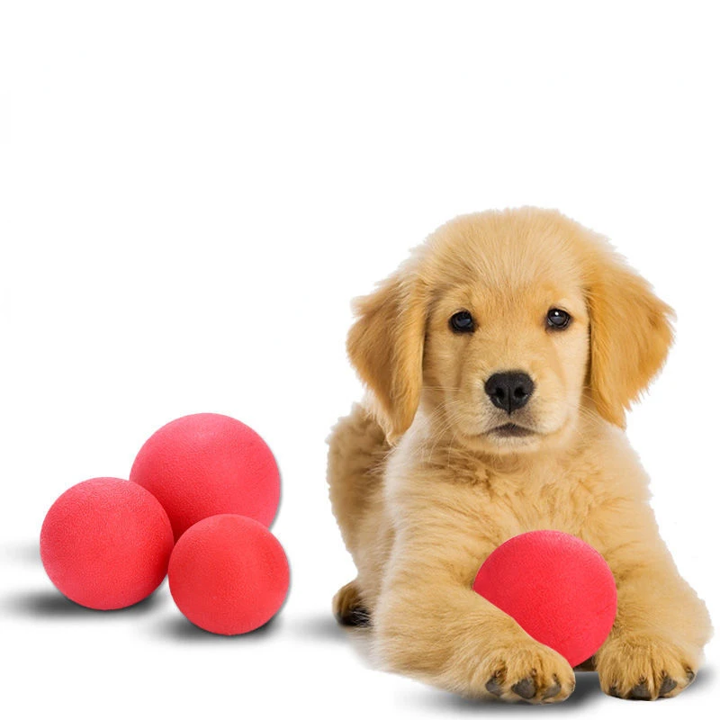 

Dog ToysRubber Molar Teeth Bite Train Solid Bite-resistant elastic Non-toxic Odorless Pet Ball Toy For Small Large Dogs Toy