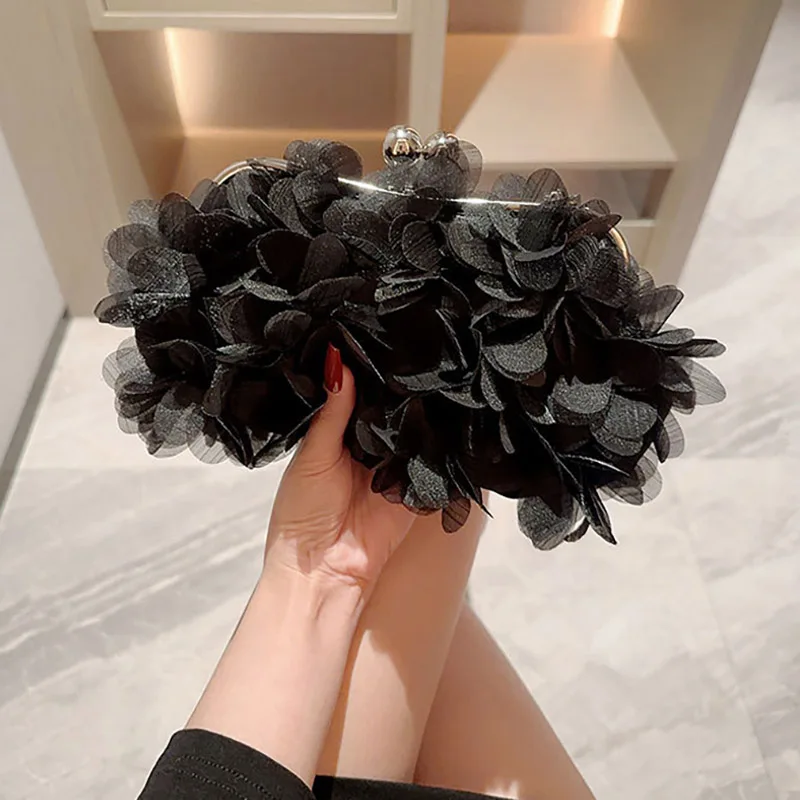 Элегантная вечерняя сумка с цветочным принтом женская дизайнерская свадебная