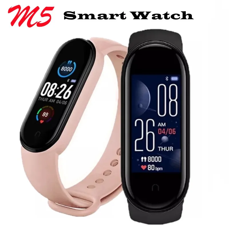 Смарт-часы M5 водонепроницаемые спортивные для мужчин и женщин с функцией