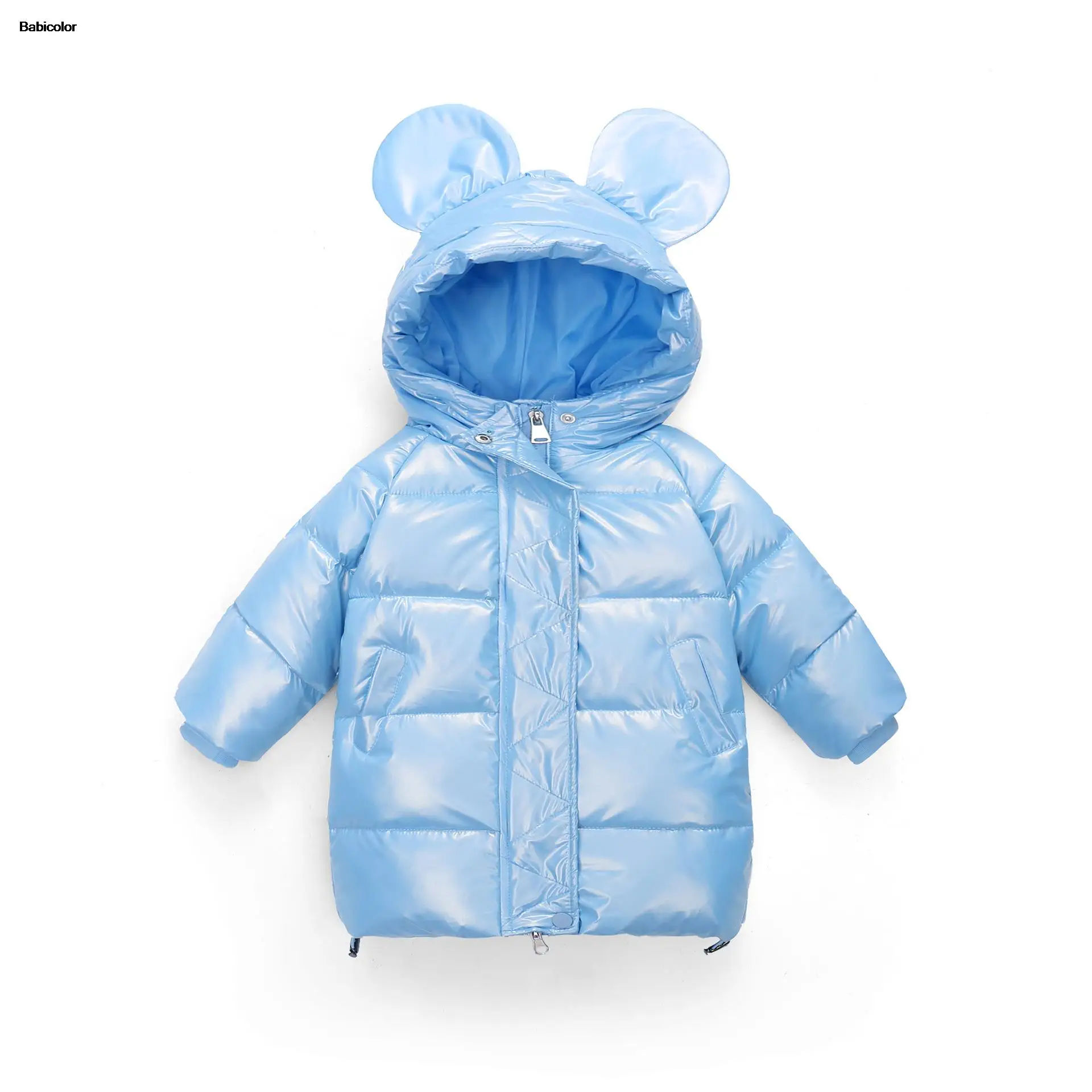 

2022 New Girls Boys Down Jacket Winter Coats Children Clothes Hooded Windbreaker Coat For Kids 2-7 Years Cotton Warm Outerwear