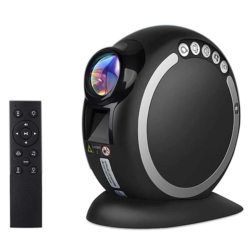 LED Galaxy Projector Light, Star Projector With Nebula, 2400Mah Battery Operated, Timer, Remote Control And Bluetooth