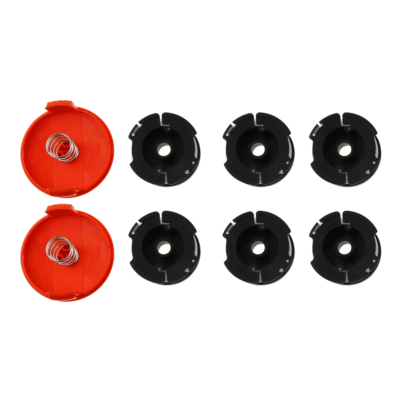 10pcs/1set AF-100 Line Spool + Spring Cap fit for Black & Decker AF-100-3ZP 0.065