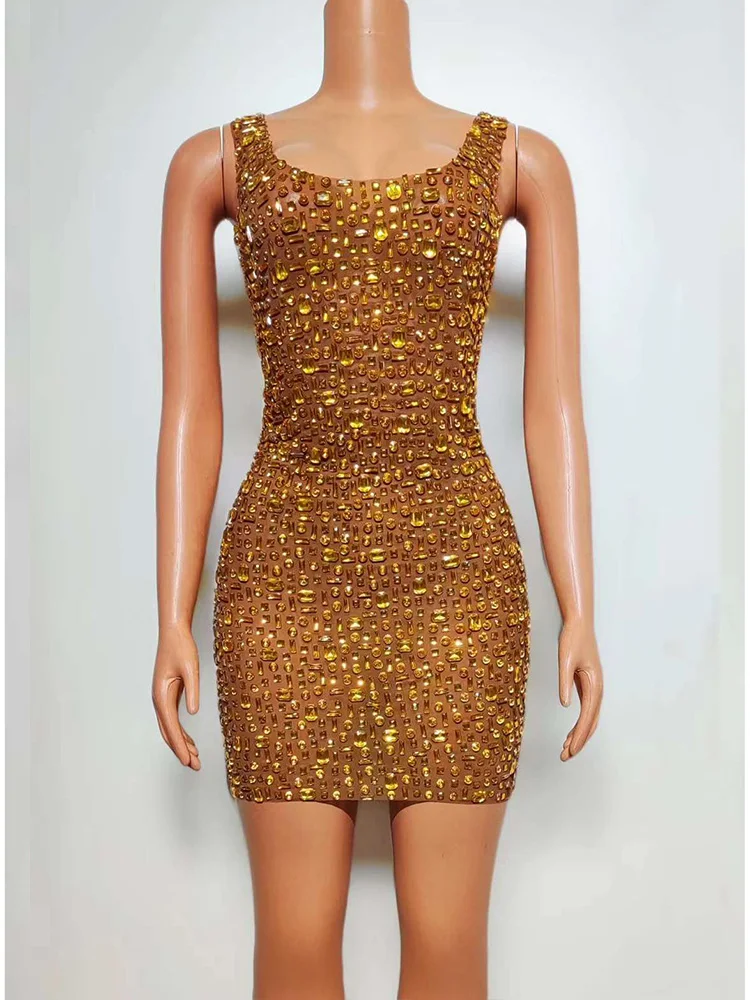 Женское эластичное платье с запахом пикантное бриллиантами 2024