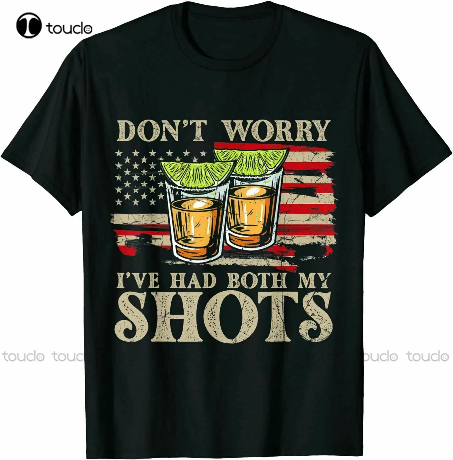 

Не волнуйтесь, у меня были оба снимка, забавные, два снимка, стандартная Мужская черная рубашка, индивидуальный стиль, Подростковая унисекс, ...