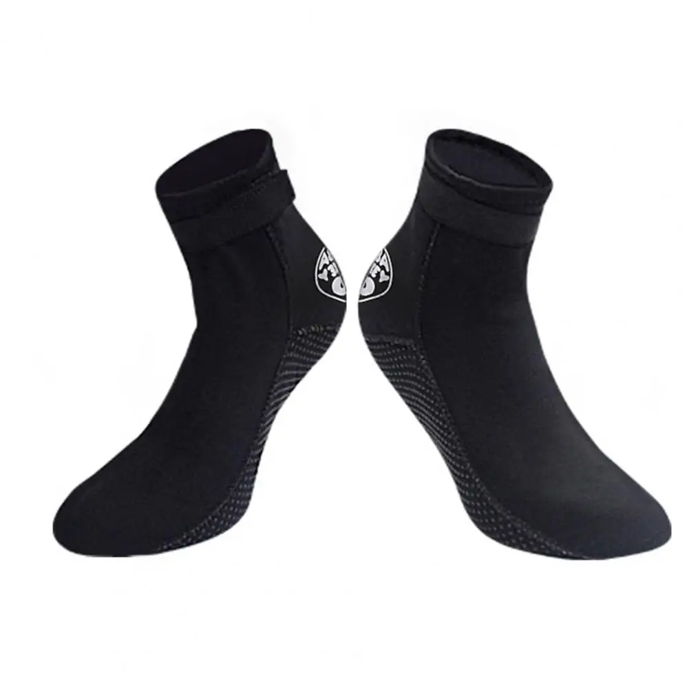 

1 Pair Nylon Surfing Socks Anti-slip Breathable Fastener Tape Neoprene Dive Socks for Water Sport
