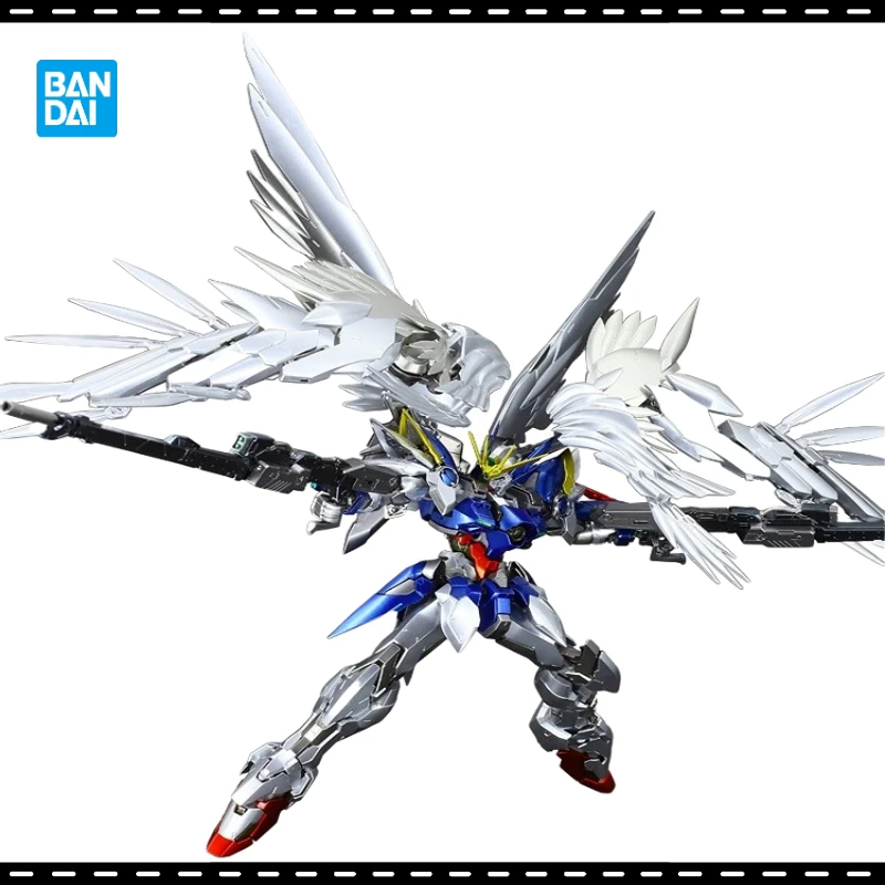 

Bandai Anime Periphery Gundam Metal Color HIRM 1/100 Metal Frame Hair Loss Angel KA Flying Wing Zero EW Assembled Model Toy Gift