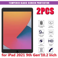2pcs tempered glass screen protector for apple ipad 9th generation 10 2 inch tablet screen protector glass for ipad 9 10 2 2021