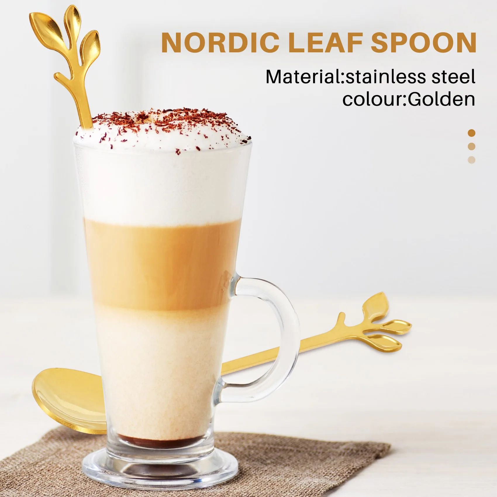 Столовые приборы для мороженого искусственный десерт в стиле ретро