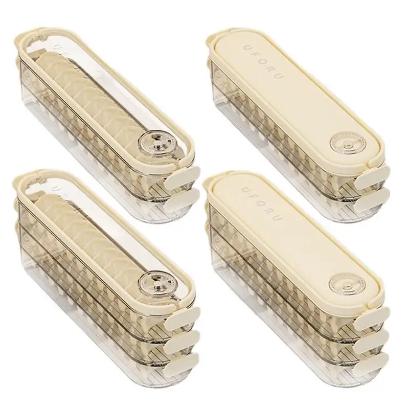 

Dumpling Box Multi Layered Food Preservation Boxes Portable Foods Storage Container Stackable Clear Organizer For Kitchen fridge